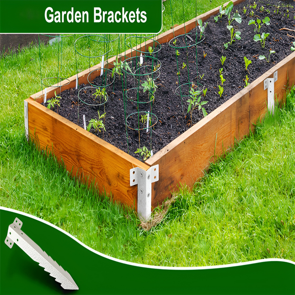 Cross Border Garden Fence Post Repair Stakes Serrated Fence Post Brackets